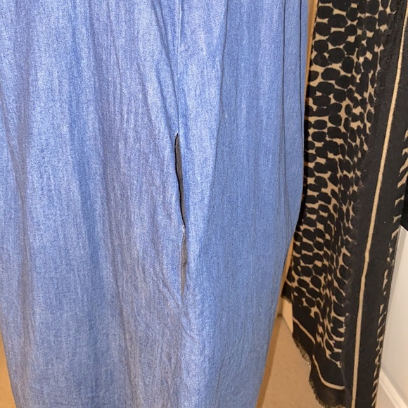 Anthropologie Corey Lynn Calter Denim Off-The-Shoulder Dress - Picture 7 of 7